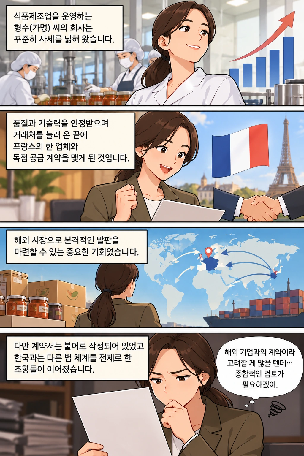 물품공급계약서 검토를 요청한 의뢰인