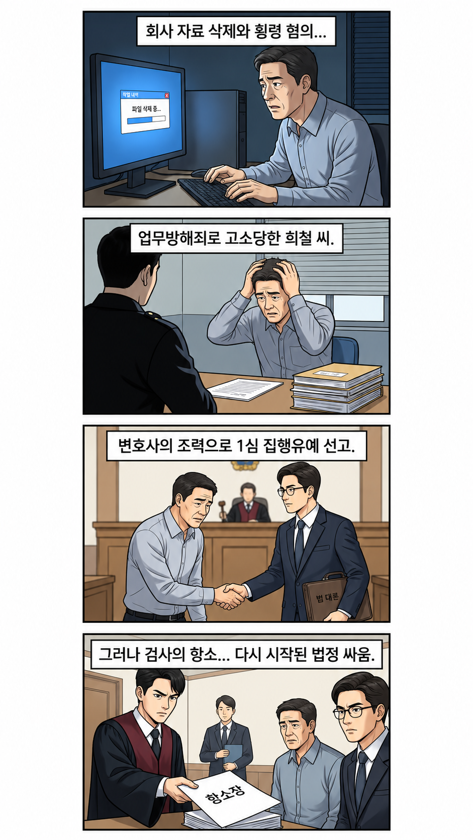 영업방해죄벌금 기준과 처벌 수위를 설명하는 이미지