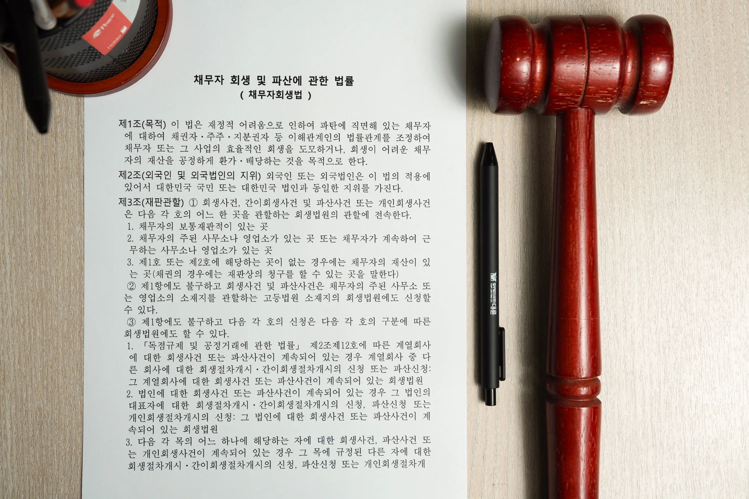 법정관리 기업회생절차 회생계획안 보전처분 채권신고