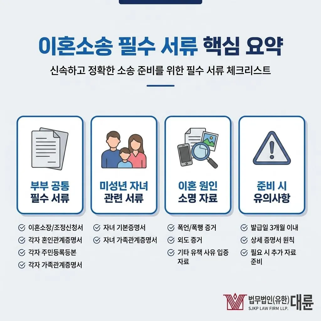 이혼소송절차와 단계별 흐름