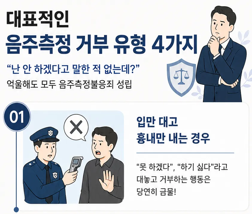 음주측정불응죄 경찰 단속