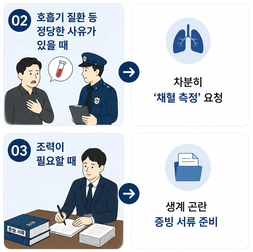 음주측정불응죄 거부 상황별 대응
