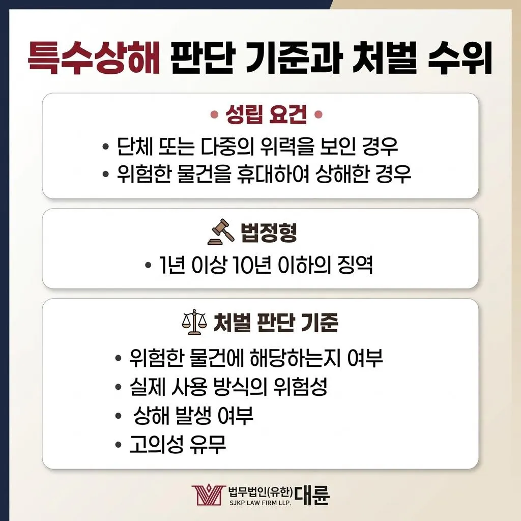 특수상해 수사기관 조사 징역 벌금