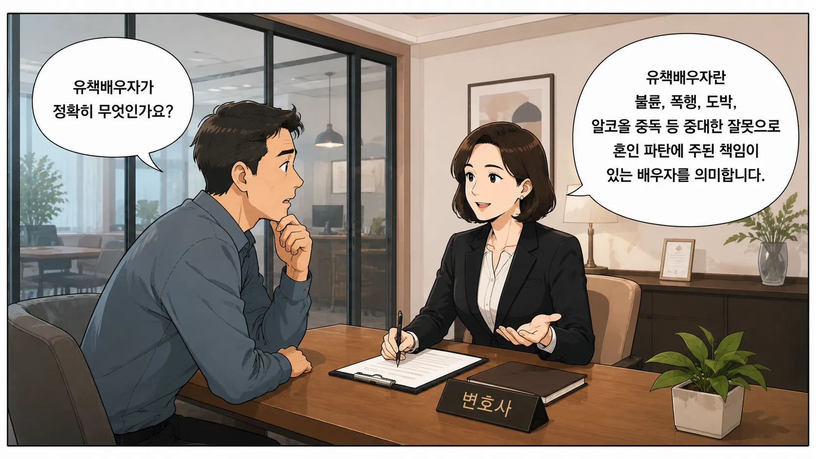 유책배우자이혼소송 인정 요건 내용 정리
