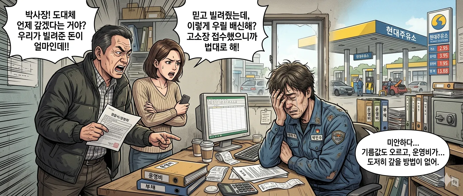 사기처벌 수익금 차용금 채권자 고소 진행