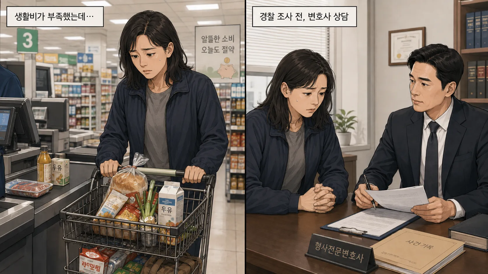 절도죄처벌 경찰조사 피해금변제 형사합의 기소유예 초범선처