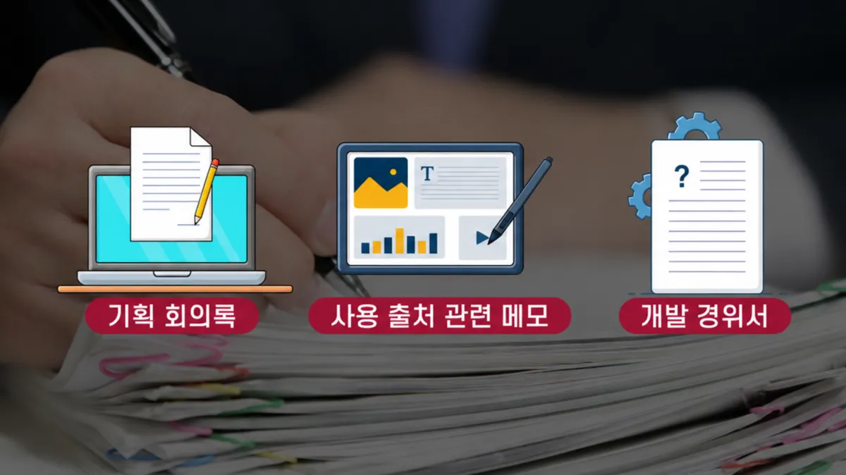 지식재산권소송 증거 수집 사용 경위