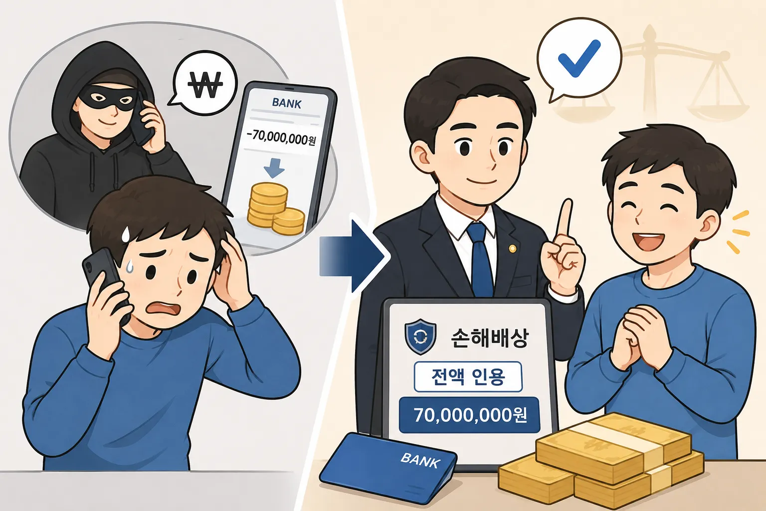보이스피싱피해보상 보이스피싱법률사무소 손해배상 청구 인용 승소 사례