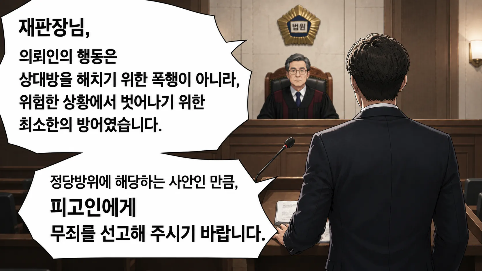 폭행벌금 사건에서 방어행위 인정받은 핵심 전략