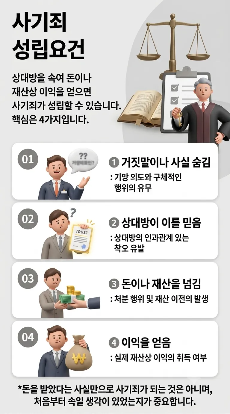 의정부사기죄변호사가 보는 기망행위·편취의사 판단기준과 증거자료 준비 방법