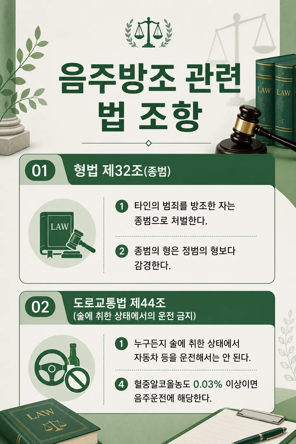 음주운전방조 처벌 수위와 실제 적용 사례 알아보기
