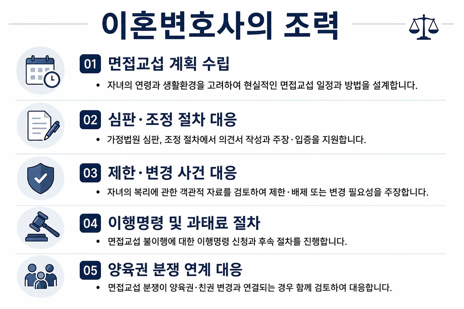 면접교섭 권리 행사에 대한 이혼전문변호사의 조력
