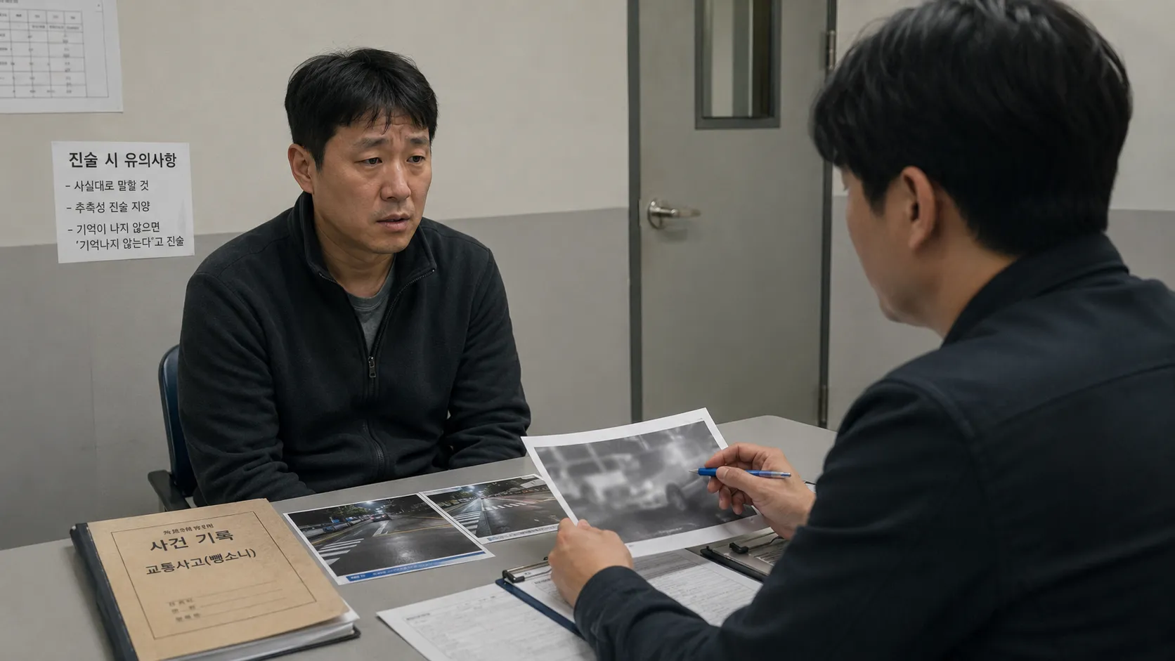 비접촉뺑소니 신고를 받은 운전자의 경찰조사 대응과 면허취소 구제 가능성 설명