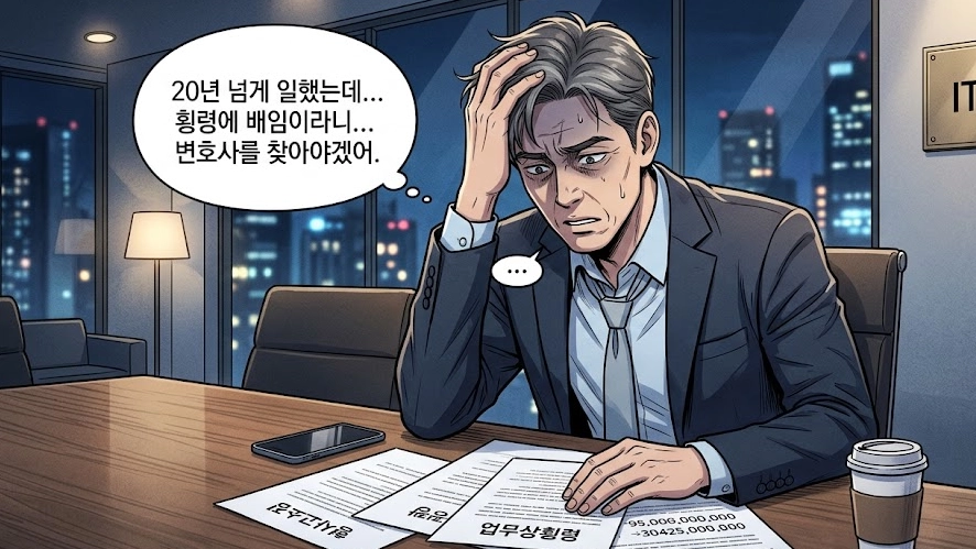 업무상횡령죄 성립요건을 설명합니다.