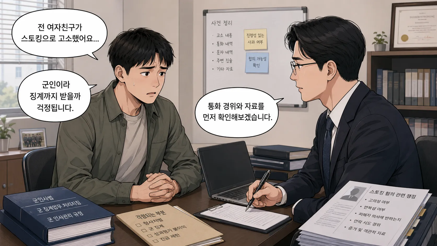 용인변호사가 설명하는 스토킹 혐의 경찰조사 절차와 진술 대응 방법