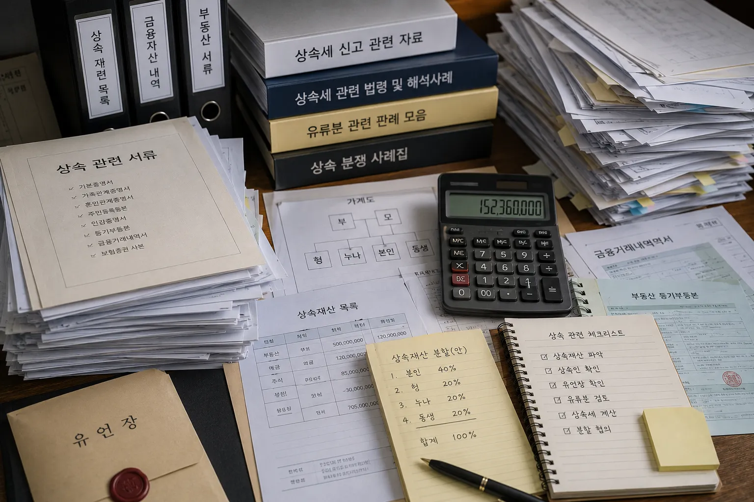유산상속을 준비하며 상속세와 필요 서류 함께 알아보기