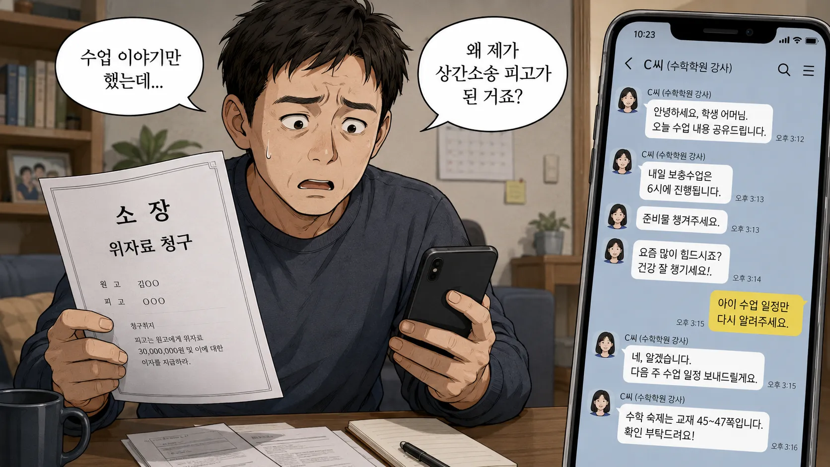 춘천법률상담을 통해 상간소송 소장을 받은 뒤 답변서 제출 기한과 재판 절차를 확인하는 방법
