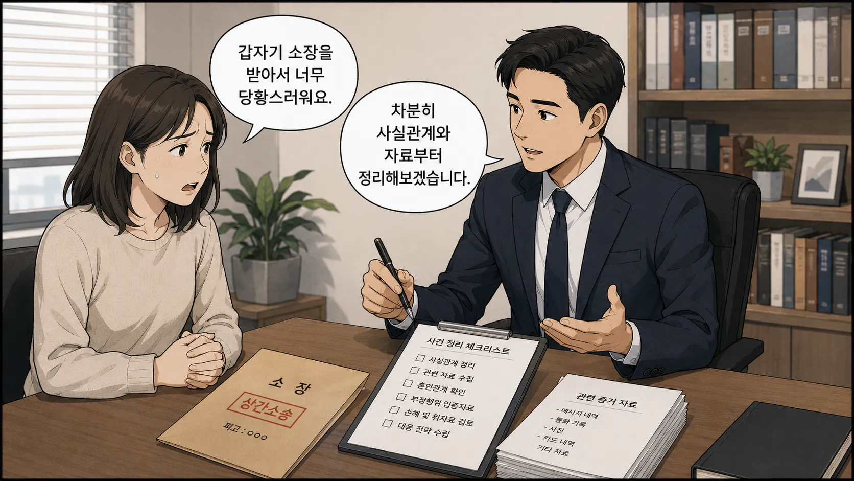 상간녀소송방어에서 부정행위 증거 부족을 다투는 방법과 문자·통화내역 검토 기준