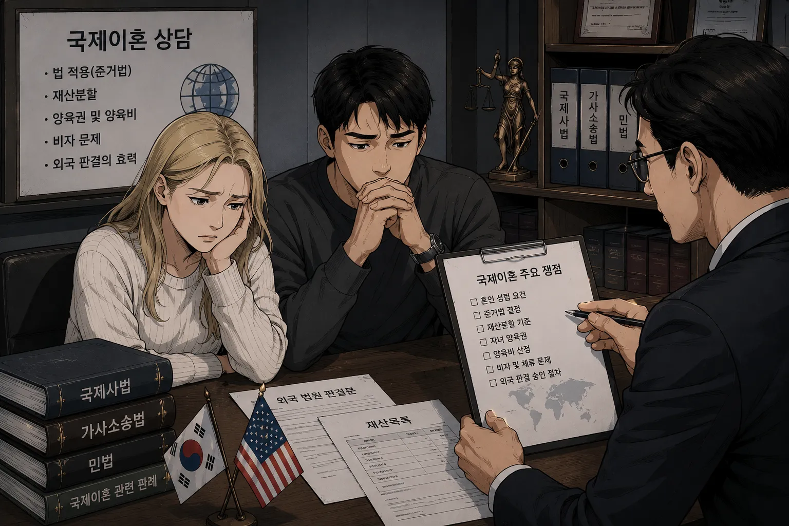 외국인이혼 시 재판상 이혼 절차 확인하기
