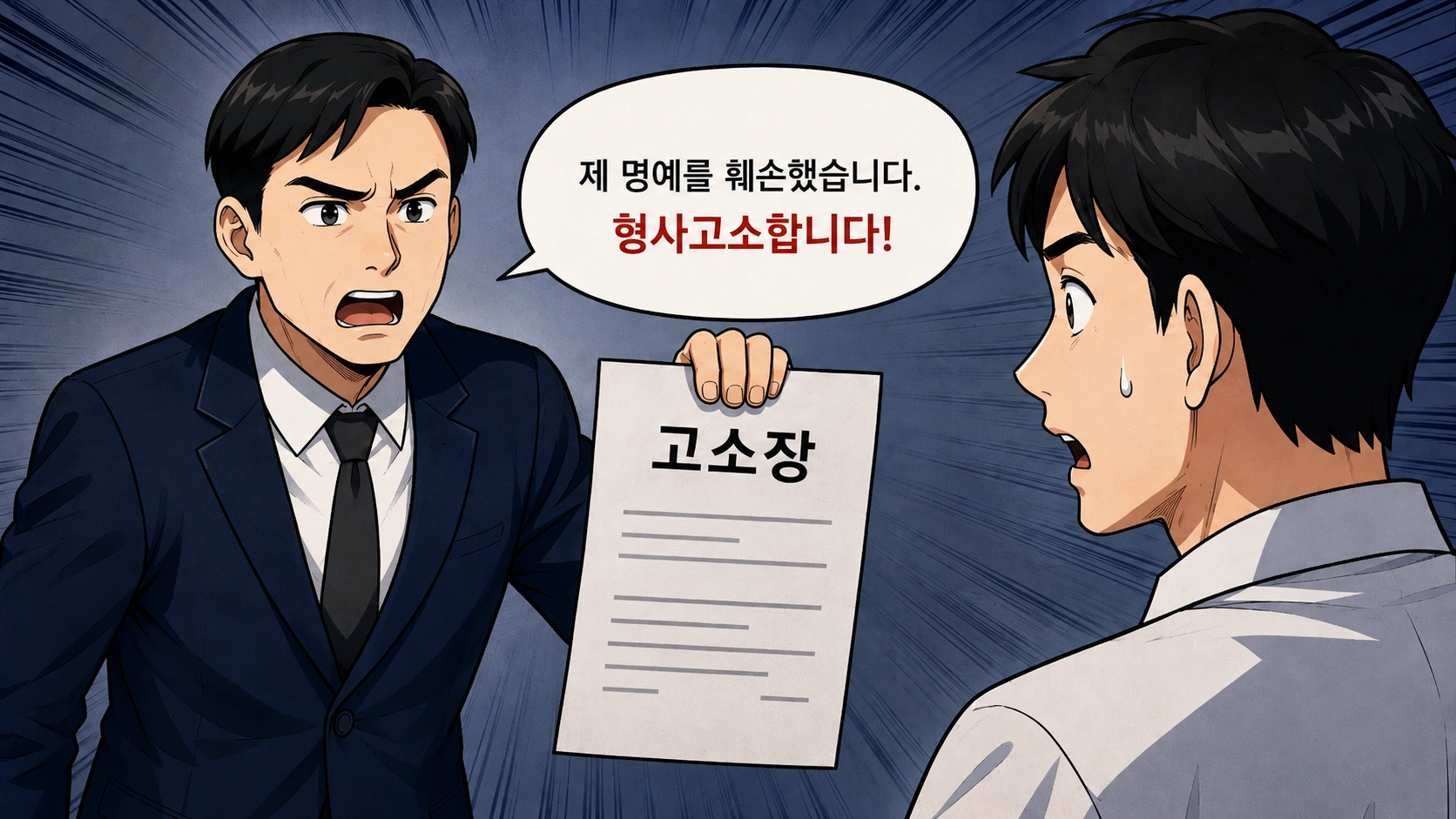 형사고소를 당한 의뢰인의 혐의, 명예훼손