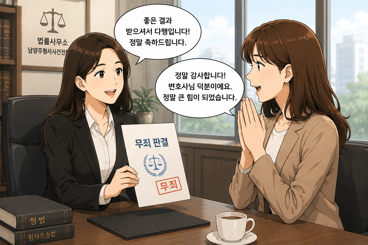 남양주형사사건변호사의 조력 결과, 무죄로 형사처벌 피한 의뢰인