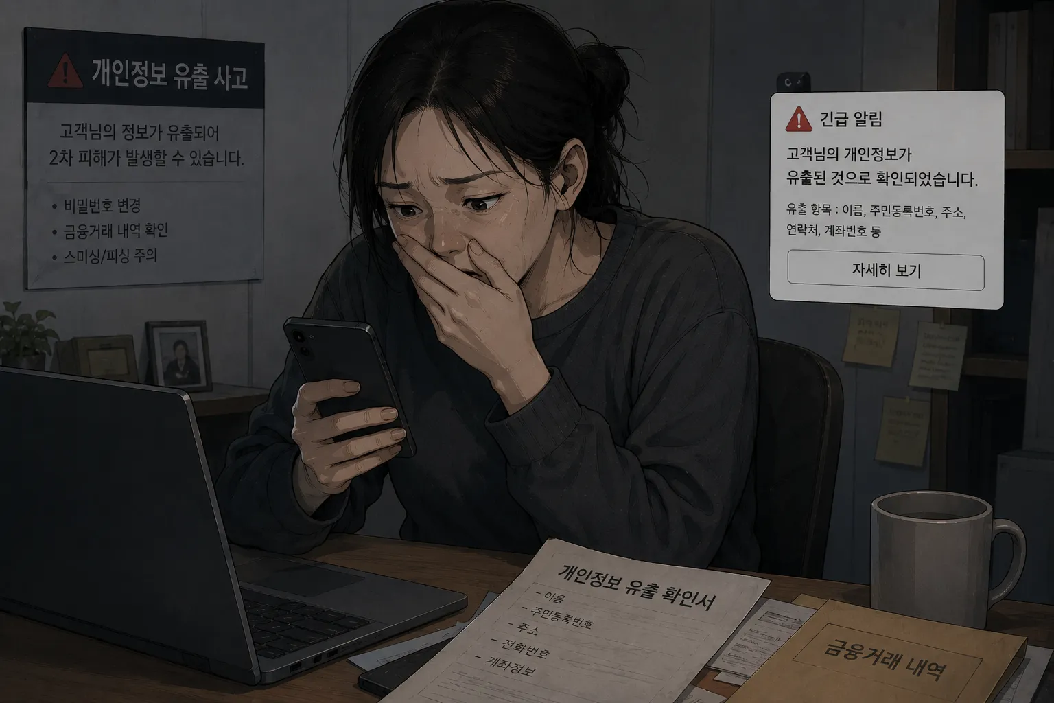 개인정보유출고소 증거 수집 내용 확인하기