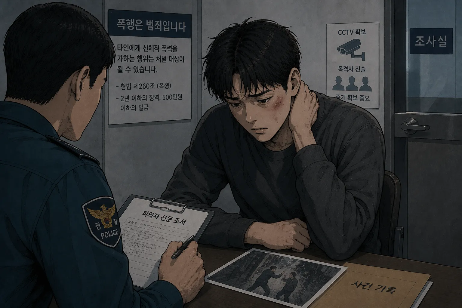 폭행집행유예 시 전과 기록 여부 확인하기
