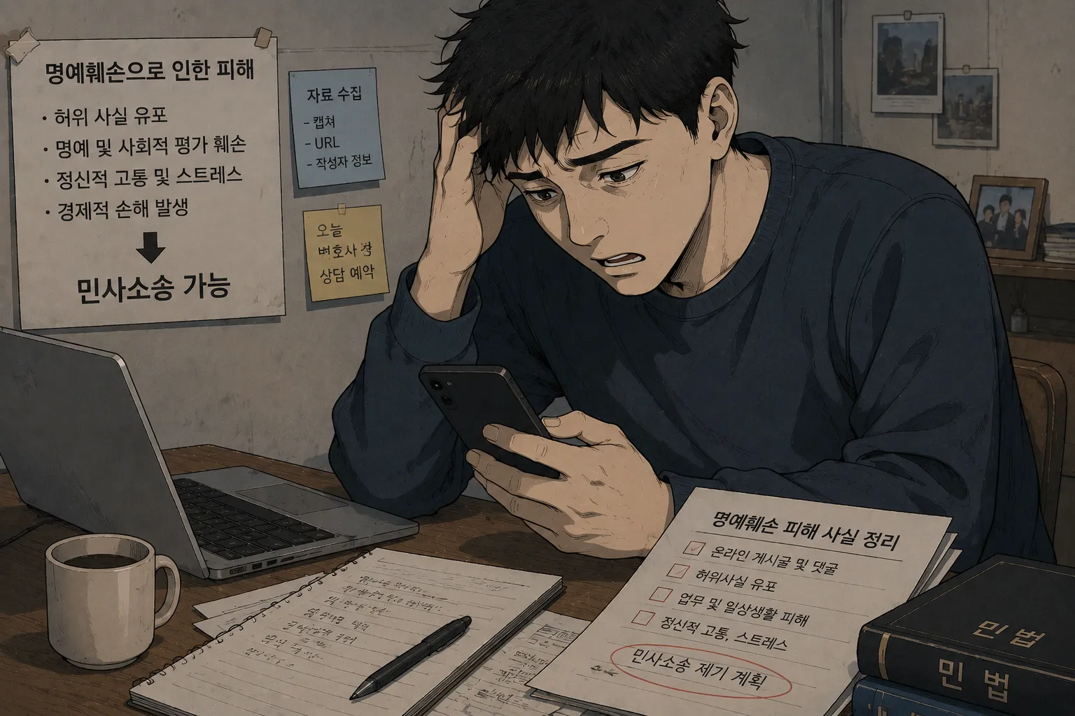 명예훼손민사소송 절차 확인하기