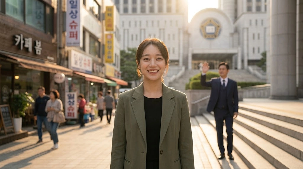 김포변호사가 형사·민사 사건의 대응 전략을 설명하는 안내 이미지입니다.