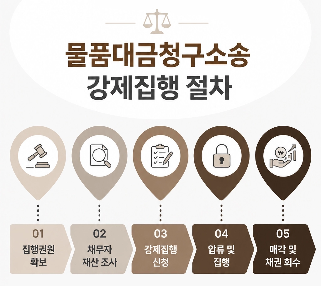 물품대금청구소송의 소멸시효와 청구 방법을 설명합니다.