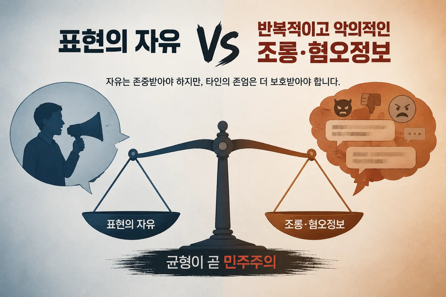 일베금지법 표현의 자유와의 균형이 중요