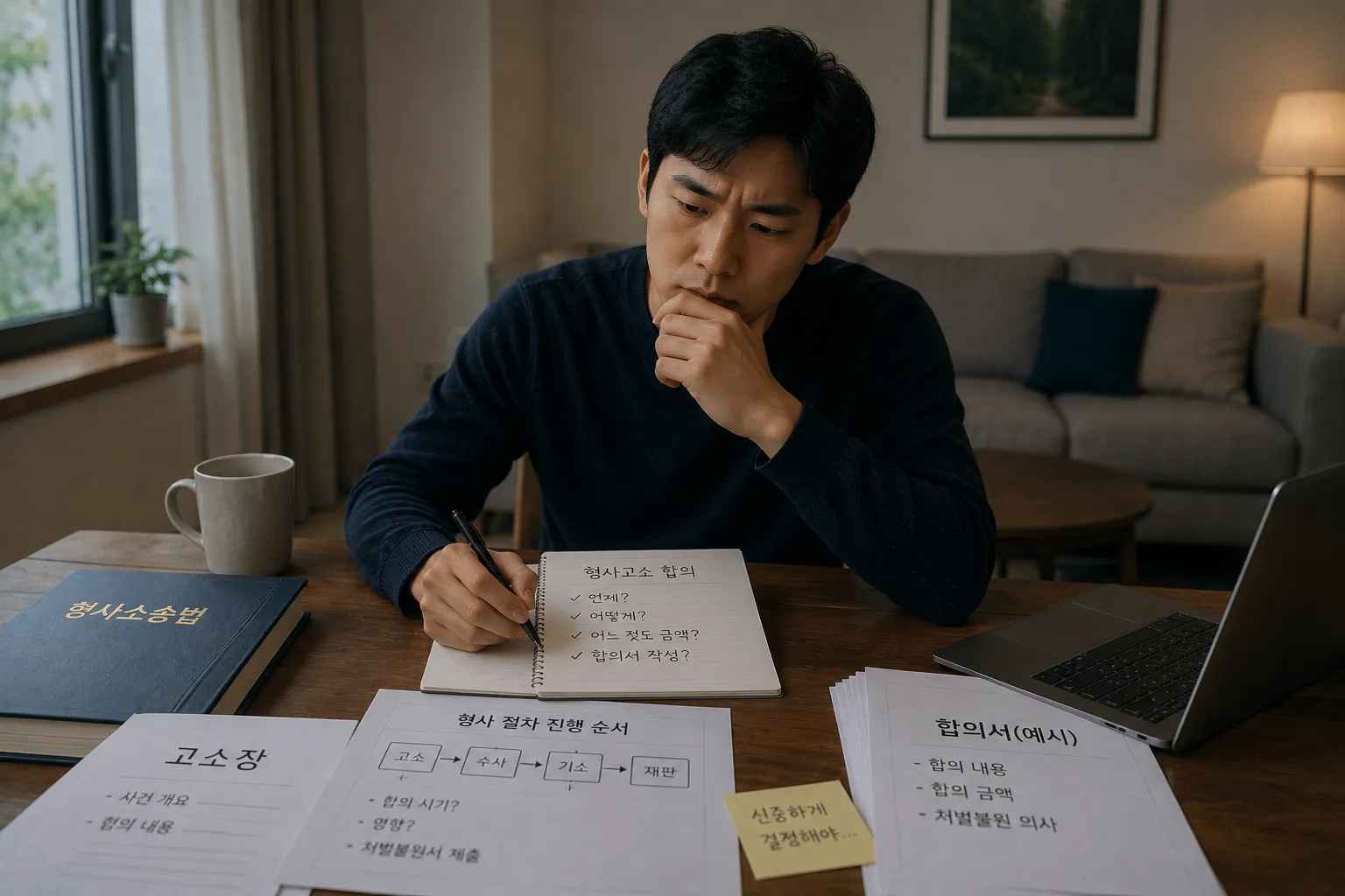 형사고소합의 시점 확인하기
