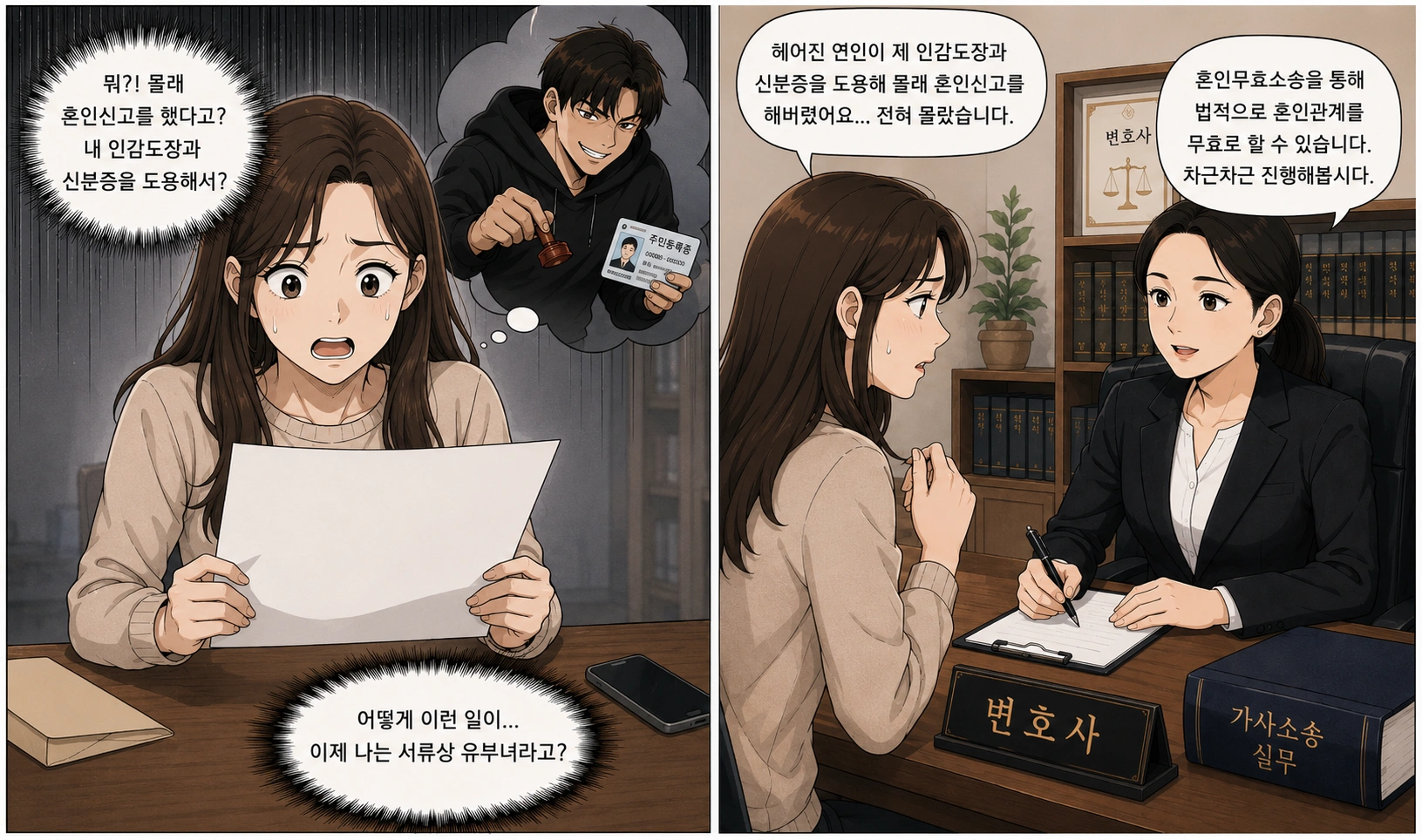 혼인무효소송의 판단 기준