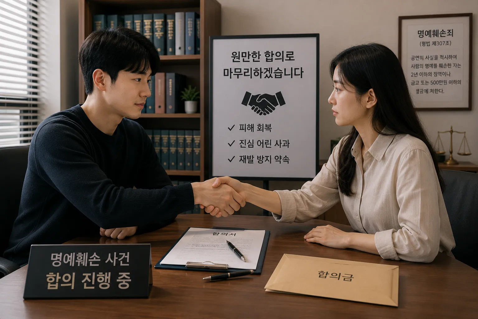 명예훼손합의금 통상적인 범위 확인하기