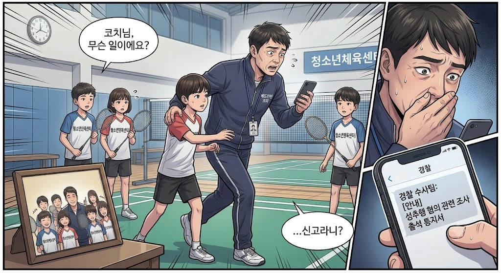 성추행경찰조사 절차와 조사 전 준비사항을 쉽게 설명하는 이미지입니다.