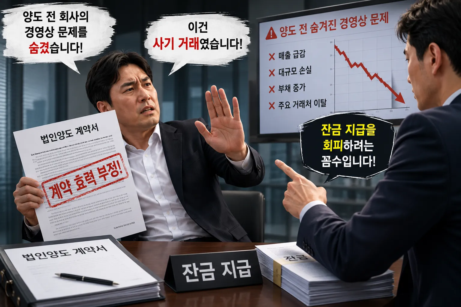 인천민사소송변호사 통해 법인양도 대금 미지급 인용 받은 사례 