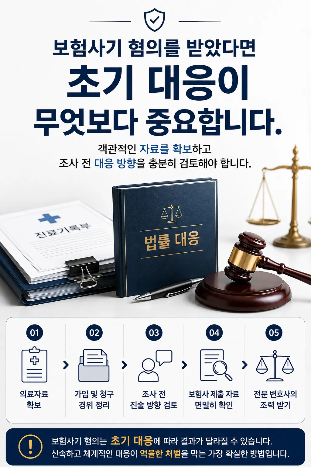 보험금사기 편취혐의 시 대응 방법 정리 