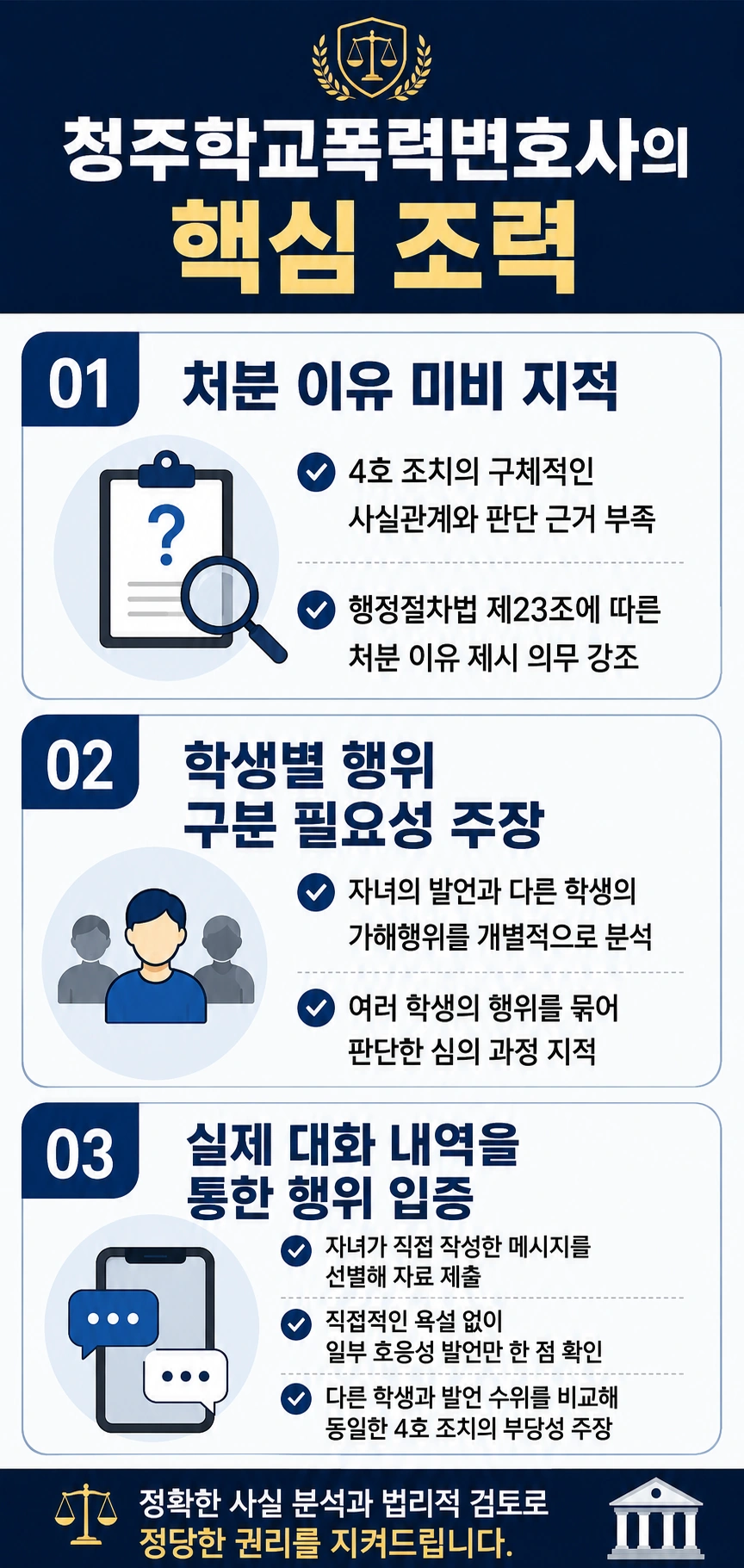 청주학교폭력변호사의 취소 판결을 위한 조력