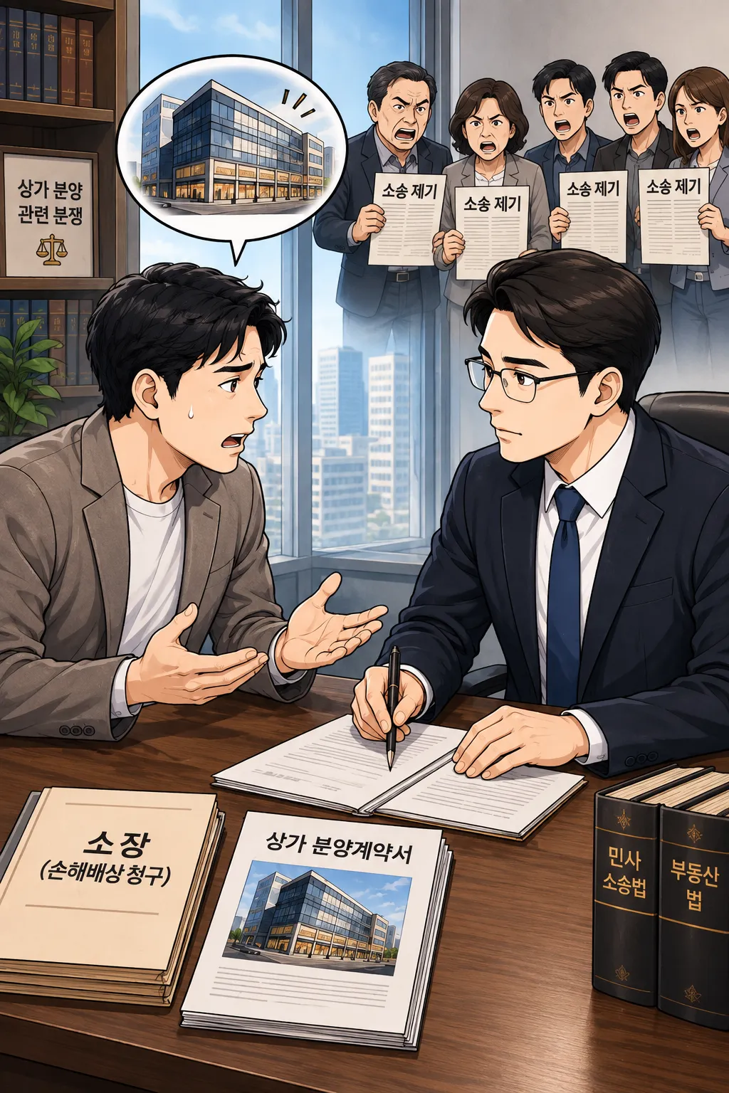 인천민사소송변호사ㅣ상가 분양소송에 대응하게 된 의뢰인