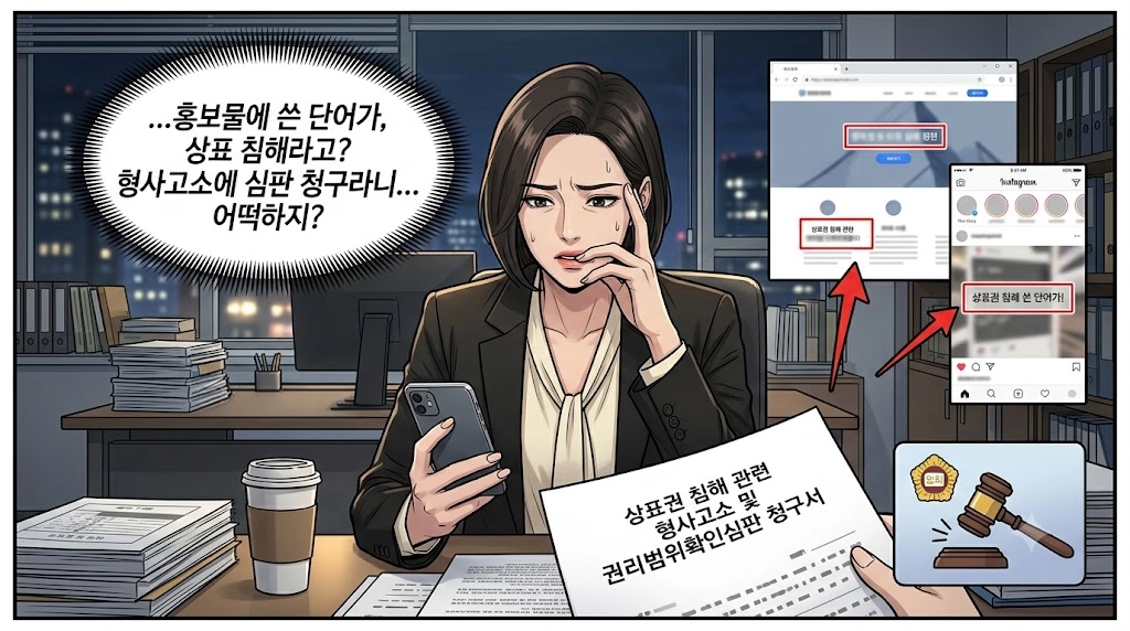 상표권위반 문제에 휘말린 의뢰인의 사연