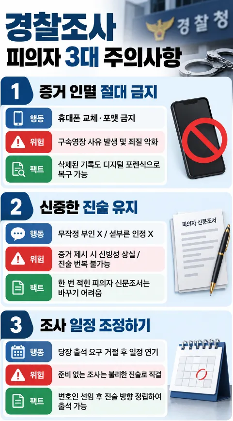 아청법경찰조사 피의자 대응방안