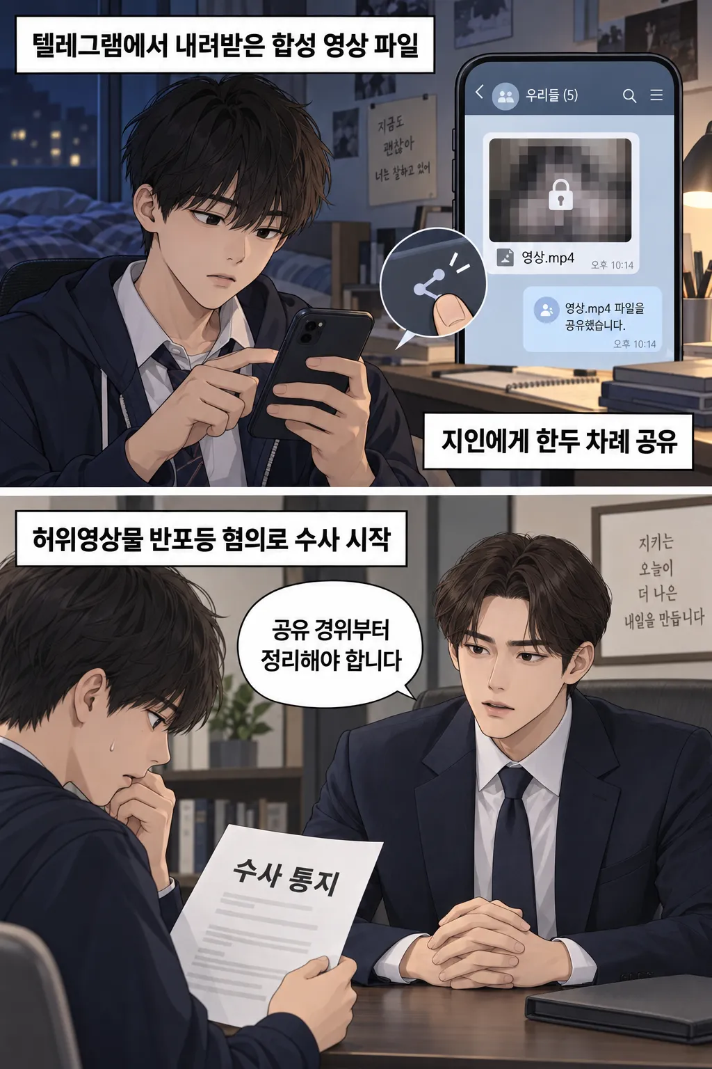 인천성범죄변호사를 찾은 딥페이크 혐의 의뢰인