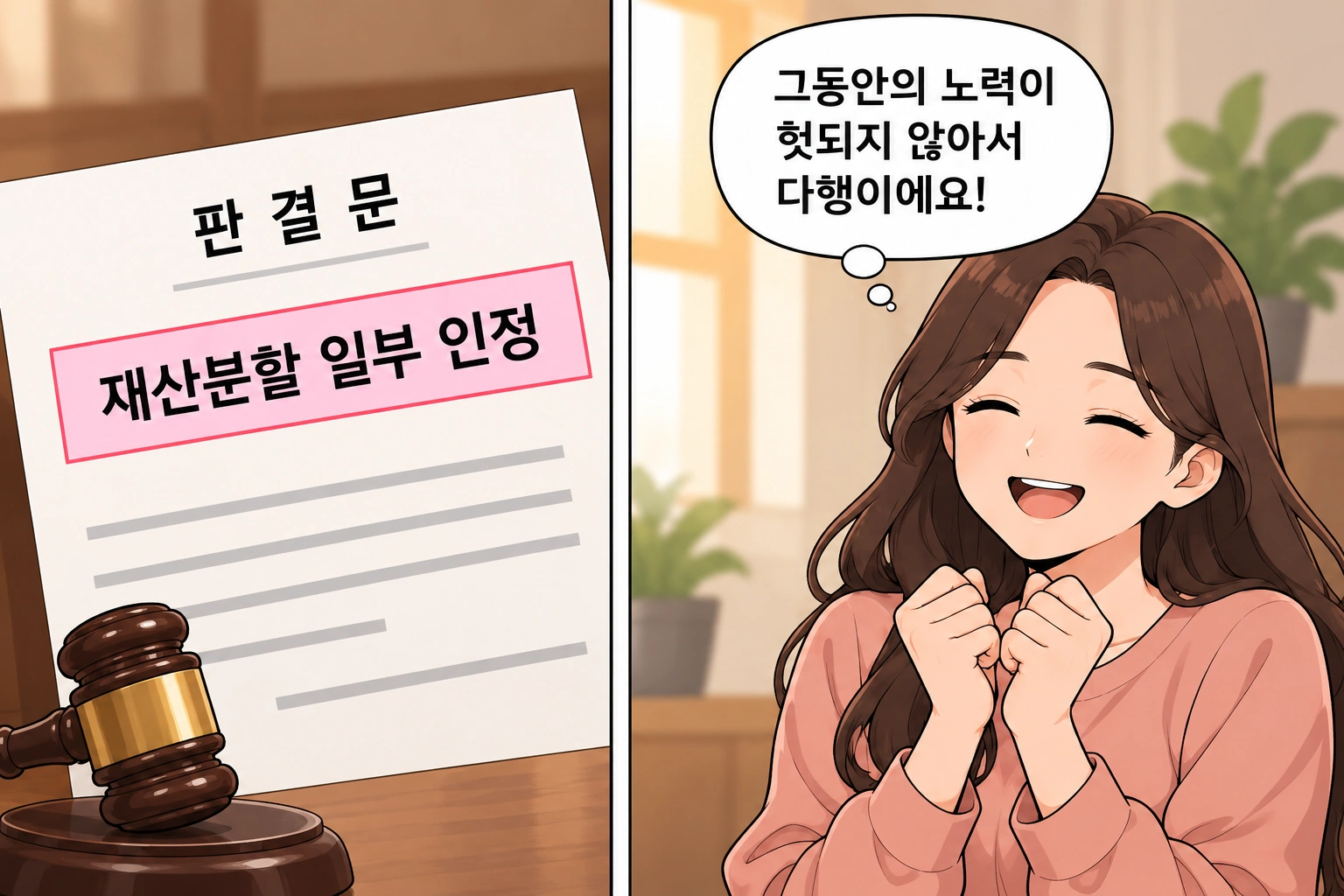 사실혼이혼소송, 재산분할 혼인관계 입증