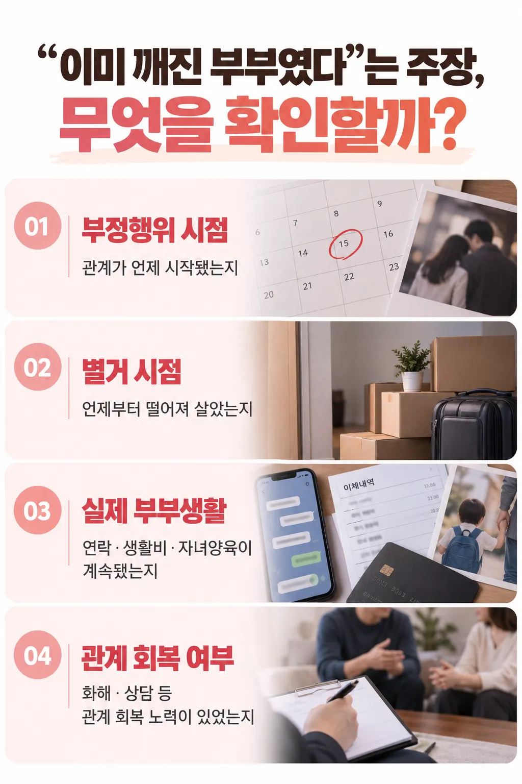 상간자소송 시 이미 깨진 부부관’는 어떻게 판단할까