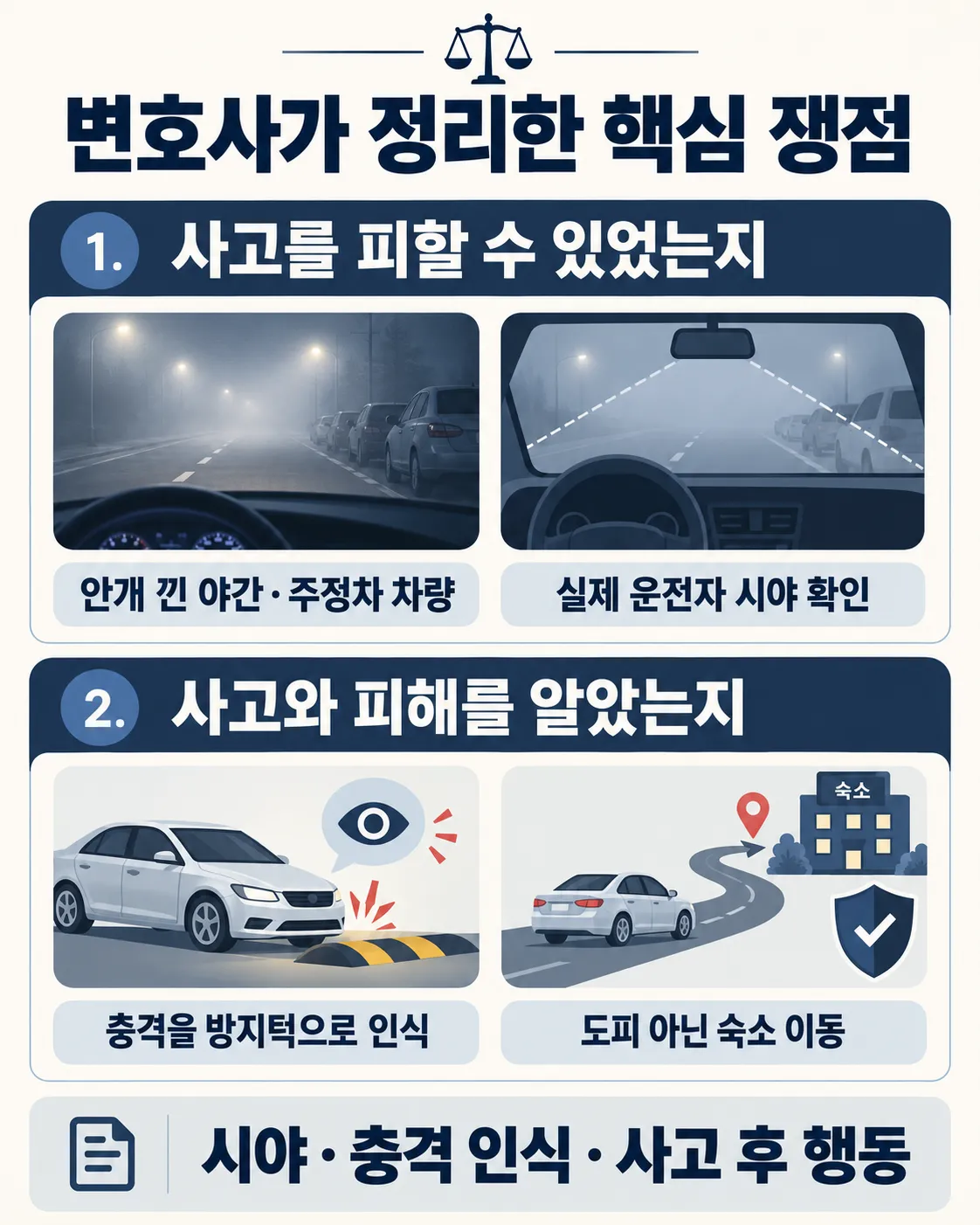 안양교통사고변호사ㅣ사고 경위 및 대응 전략