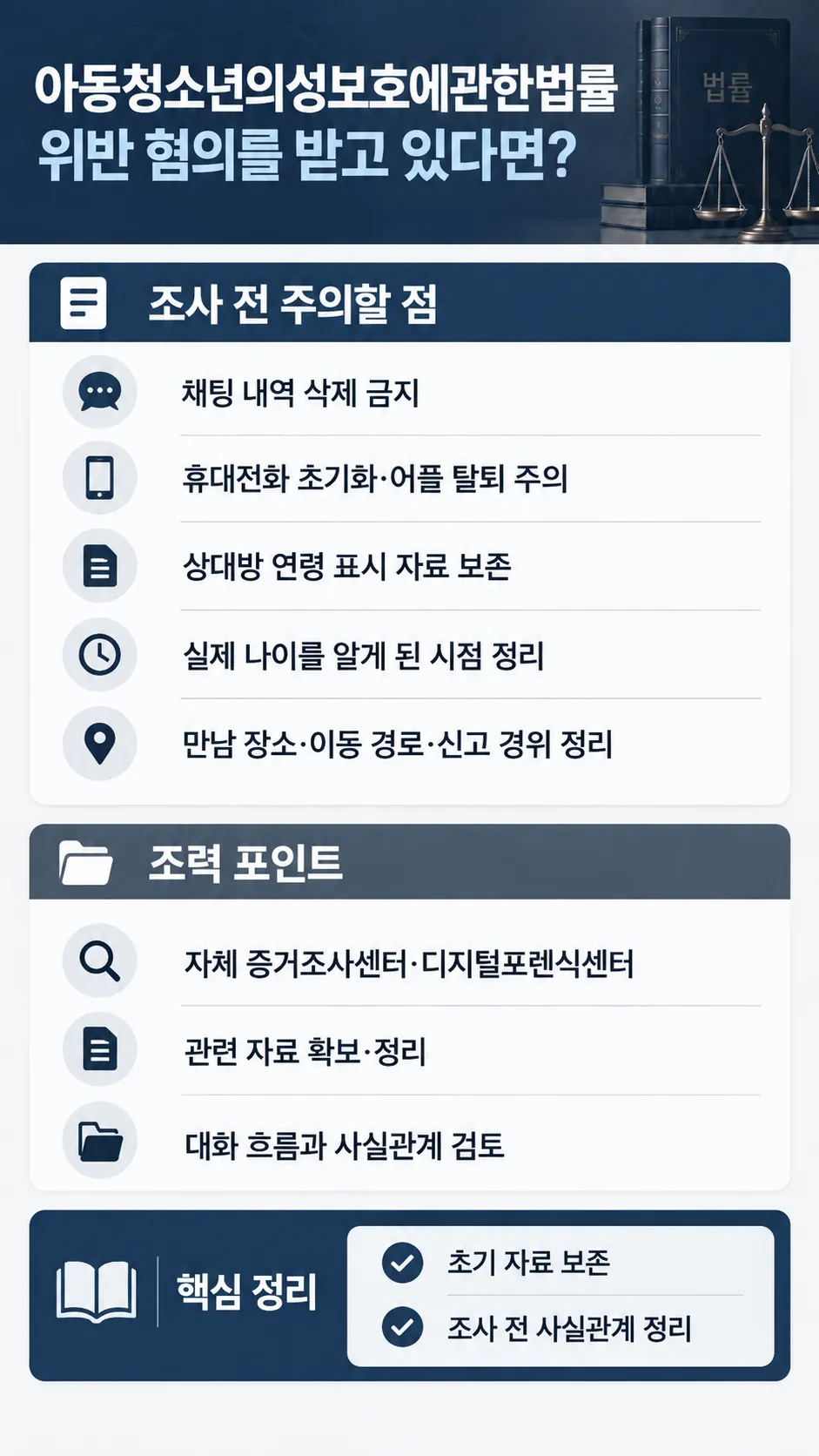 아동청소년의성보호에관한법률 | 위반 시 처벌과 대응 방법