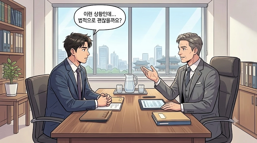 성추행처벌 수위와 사건 발생 시 대응 방법을 안내하는 모습