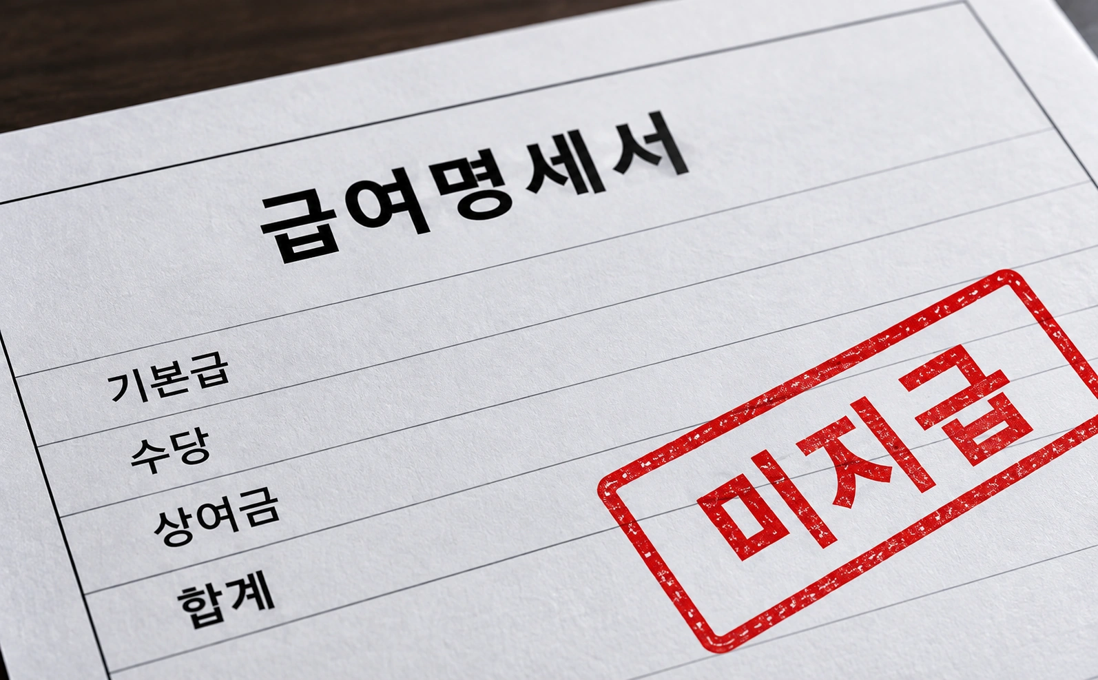 임금체불고소 조력 사례