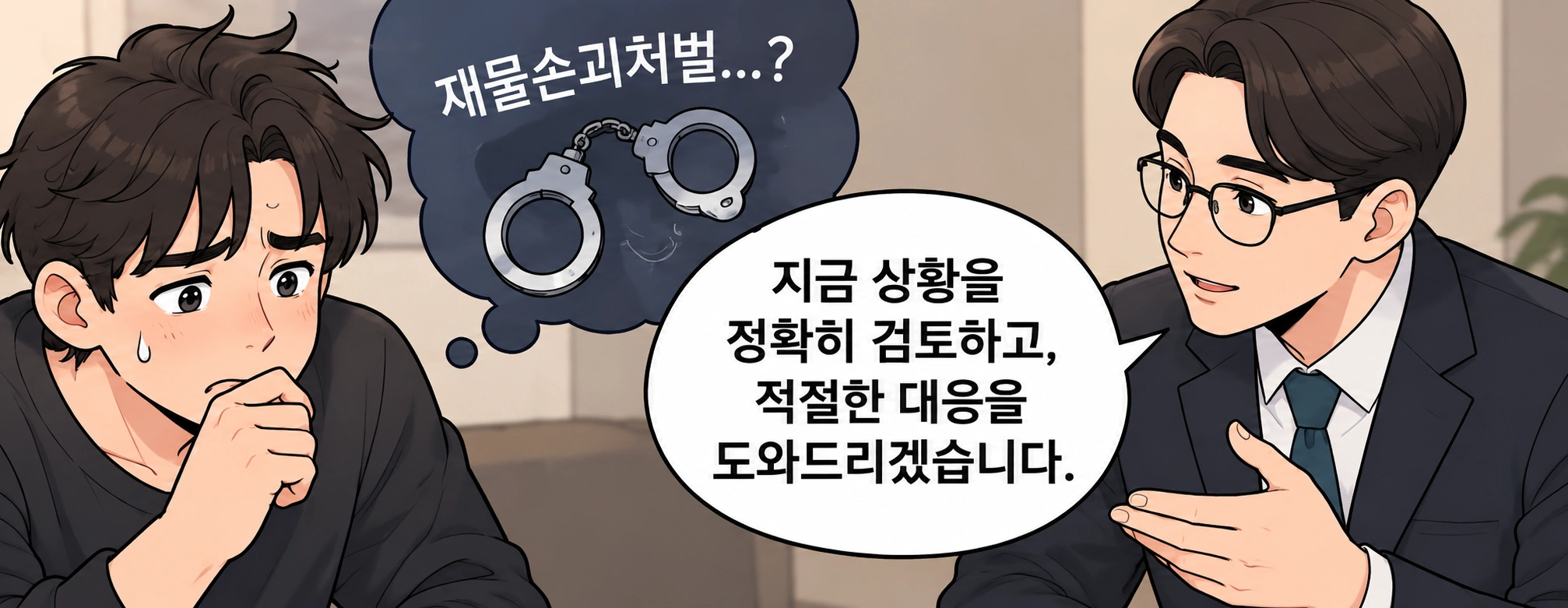 재물손괴처벌 대응을 위해 재물손괴변호사를 찾은 의뢰인