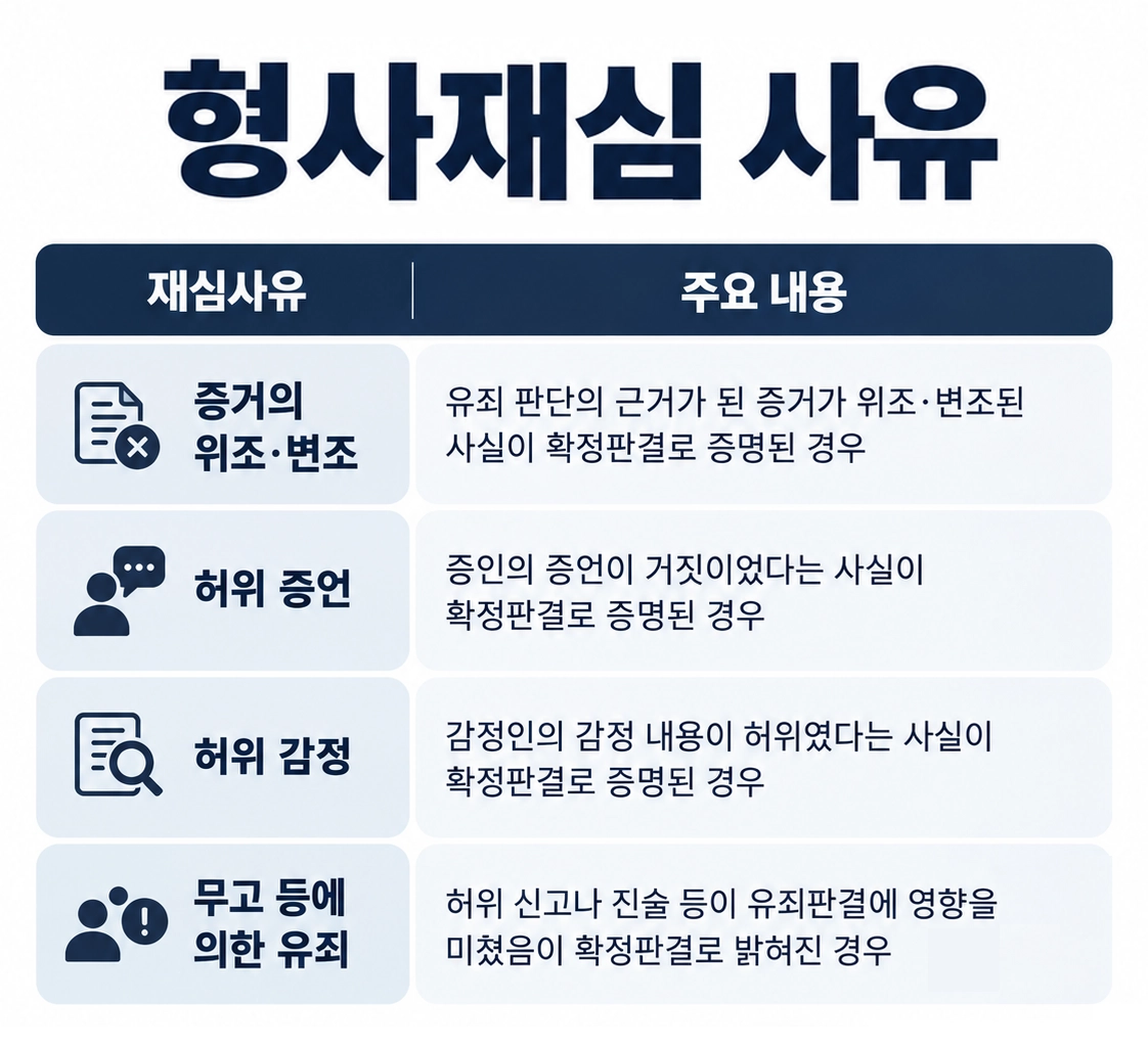 형사재심이란 무엇이고 사유는 어떻게 될까?
